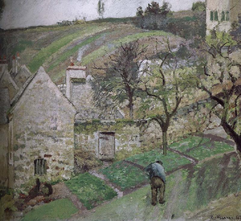 Camille Pissarro Loose multi-tile this Ahe rice Tash foot France oil painting art